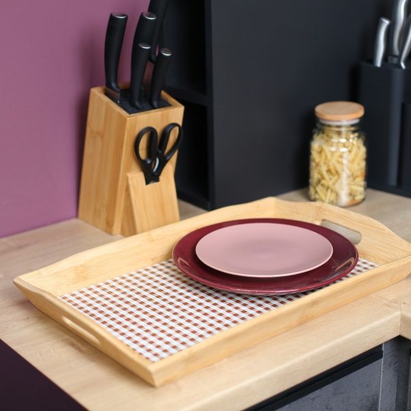 Поднос с ручками Кантри 50,9x33x6 см Flamberg