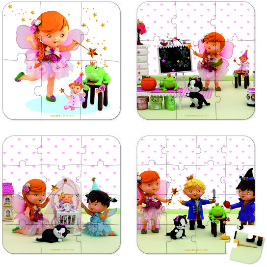 Набор пазлов Janod Мила играет у фею J02871