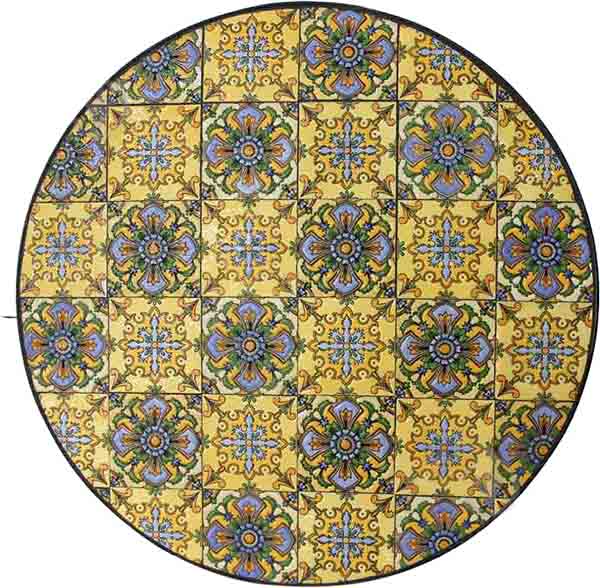 Комплект мебели Indigo Сицилия с покрытием мозаика черный 