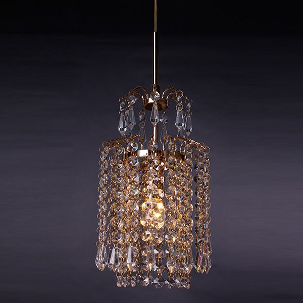 Люстра Altalusse 1x60 Вт E14 золото 1082P-01