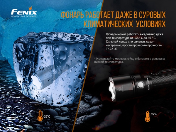 Ліхтарик Fenix ручний тактичний TK22UE