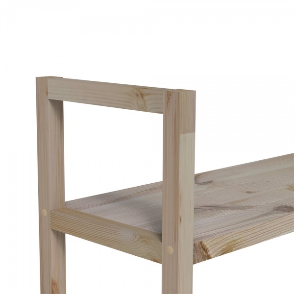 Стеллаж деревянный PROзапас натуральный 1768x796x284 мм полка 5 шт. дерево 28 мм 