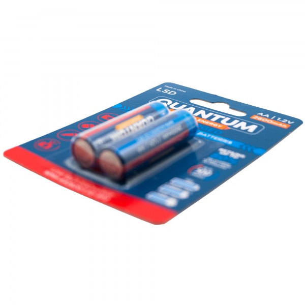 Акумулятор Quantum Ni-MH з низьким саморозрядом LSD 2600 мА/г AA (пальчикові) 2 шт. 