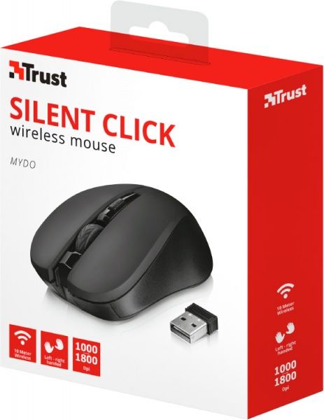 Миша Trust Mydo Silent Click Wireless 21869 black 