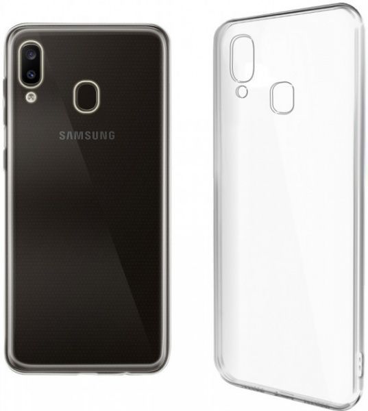 Чохол GlobalCase (TPU) Extra Slim для Samsung A20 clear 