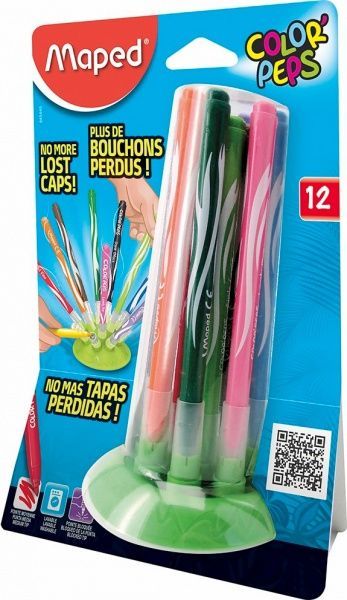 Набір фломастерів 12 штук JUNGLE INNOVATION MP845445 8 Maped