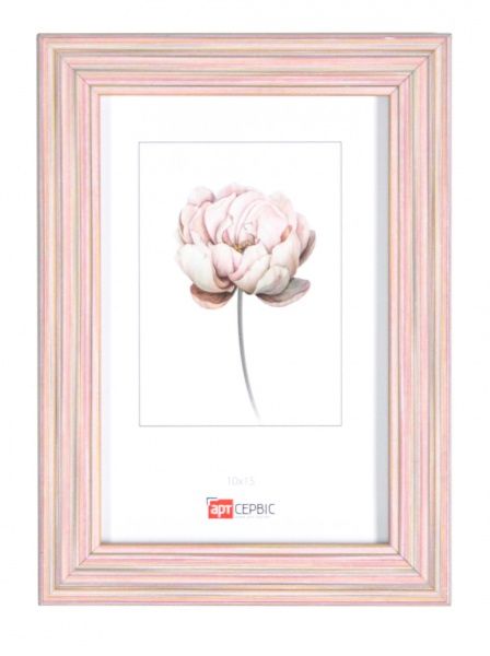 Рамка для фото Арт-Сервіс ЭА-00722 10x15 см розовый 