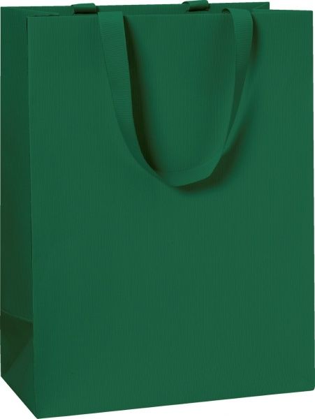 Пакет подарочный One Colour dark green 25x13x33 см STEWO