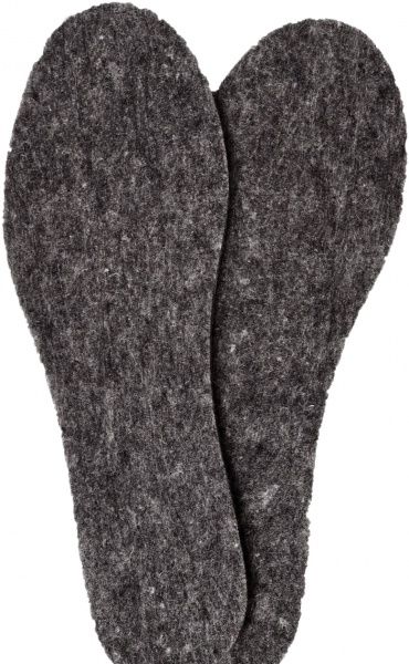 Стельки для обуви фетровые Роллі 44-45 серый