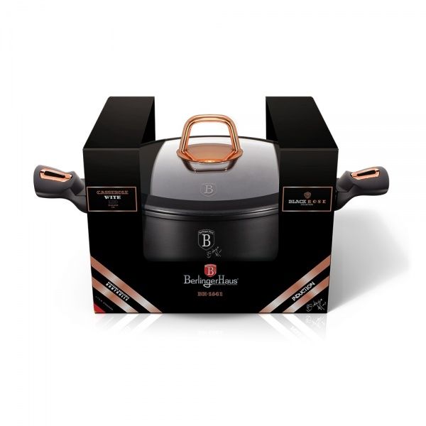 Каструля з кришкою BLACK ROSE Collection 2,5 л BH 1641N Berlinger