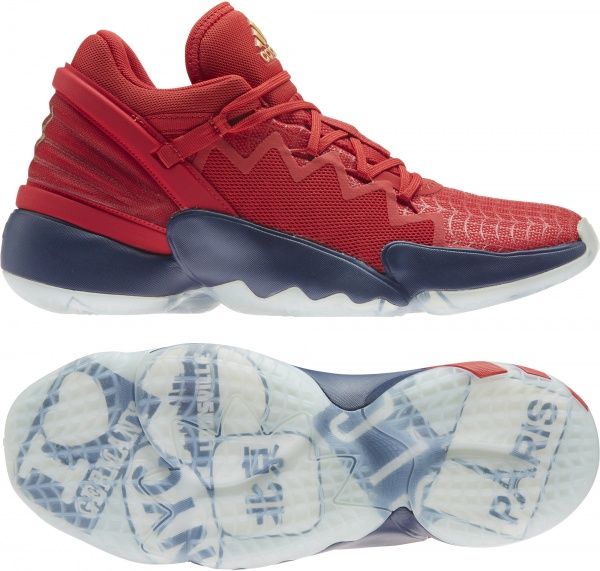 Кроссовки Adidas D.O.N. ISSUE 2 FX6519 р.UK 13,5 красный