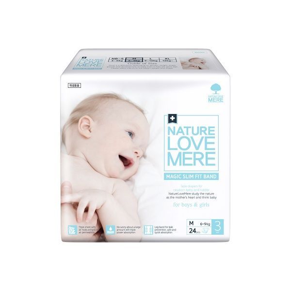 Підгузки Nature Love Mere Magic Slim Fit Band 6-9 кг M 24 шт.