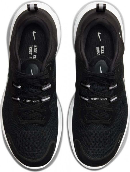 Кроссовки Nike React Miler 2 CW7136-001 р.US 7,5 черный