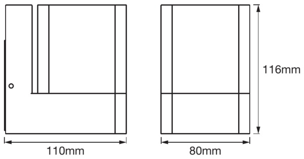 Бра Ledvance Smart + Wifi Cube Wall 9,5 Вт IP44 темно-сірий AC260200055 