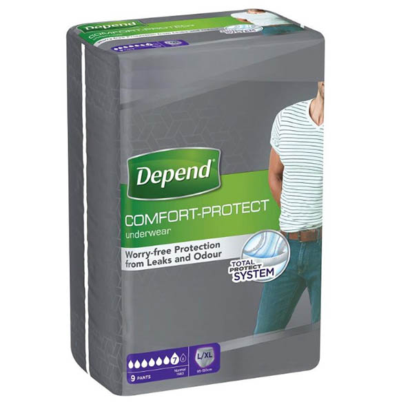 Подгузники-трусы Depend для взрослых Pants L/XL 9 шт.