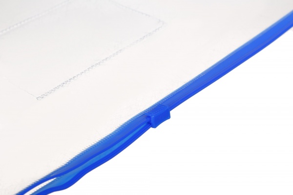 Папка на молнии прозрачная A4 PVC 4-207 4Office 