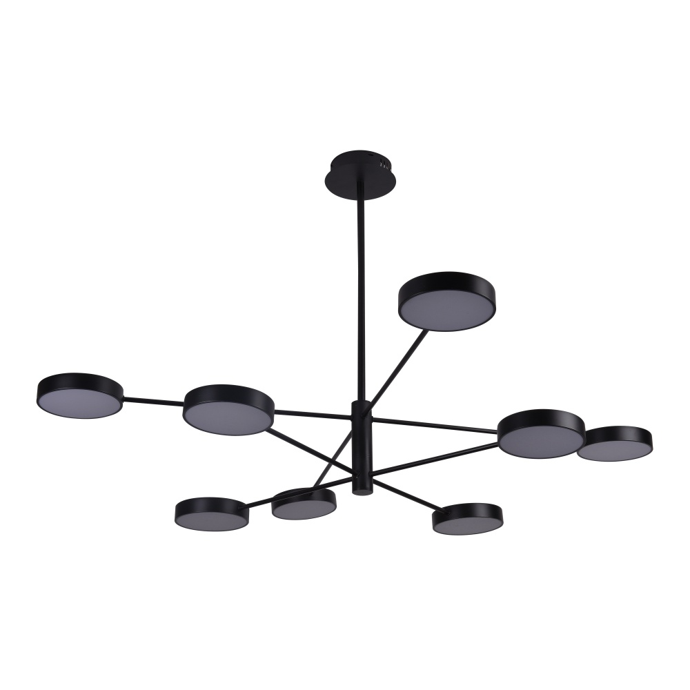 Люстра Miorro LED Fiori 8x11,5 Вт LED-модуль чорний 51-313-003