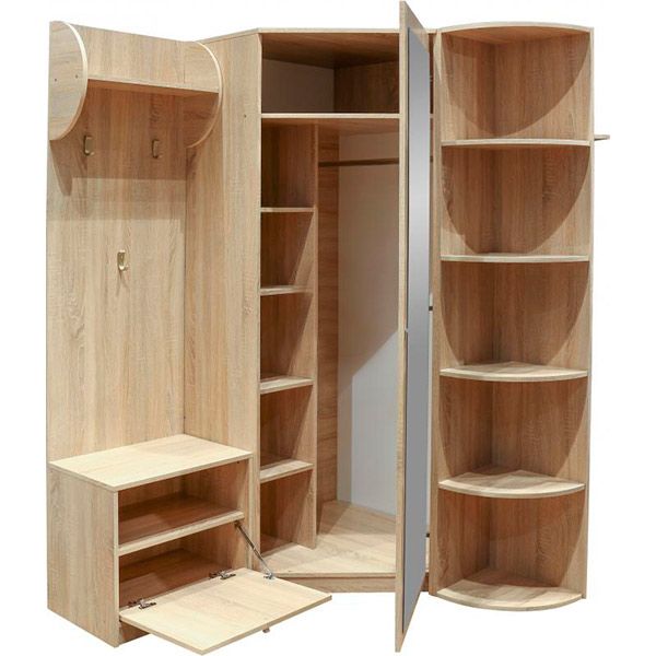 Прихожая с зеркалом Martini Оксана дуб сонома