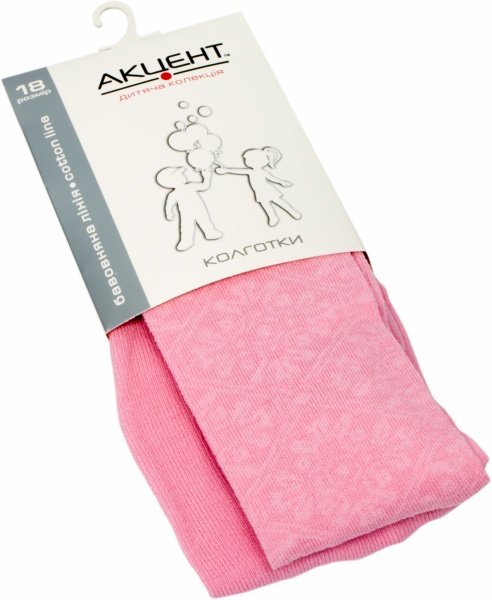 Колготки для девочек Акцент 2 0319 532р.122 розовый 