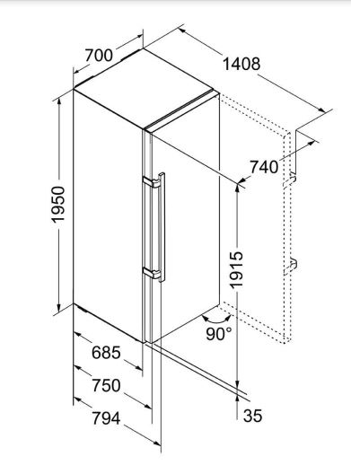Морозильная камера Liebherr GN 5235