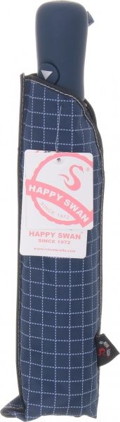 Парасолька Абстракція, складна, автомат синій 