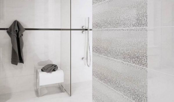 Плитка Opoczno Міроу грей гео декор 25х75 