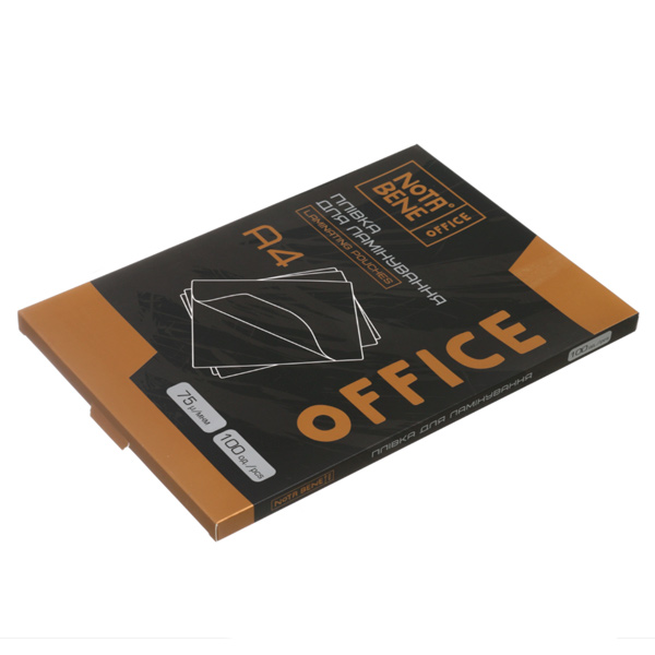 Пленка для ламинирования Nota Bene А4 75 мкм 100 шт. 