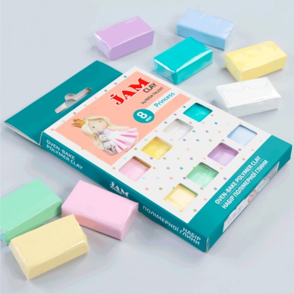 Набор пластики Jam Clay Princess 8х20 г 