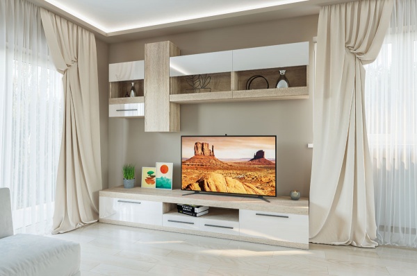 Стінка Пальміра білий 