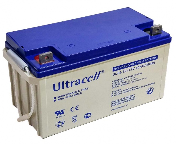 Батарея акумуляторна Ultracell UL65-12, 12В, 65Ач, AGM