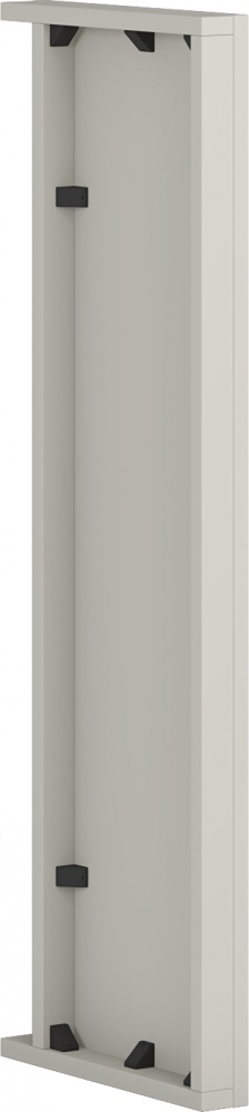 Верхній короб Грейд Оптимум під пілястру 297x926x50 мм фунго