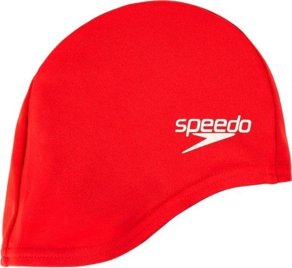 Шапочка для плавання Speedo Polyester Cap Junior 8-710110004 one size червоний