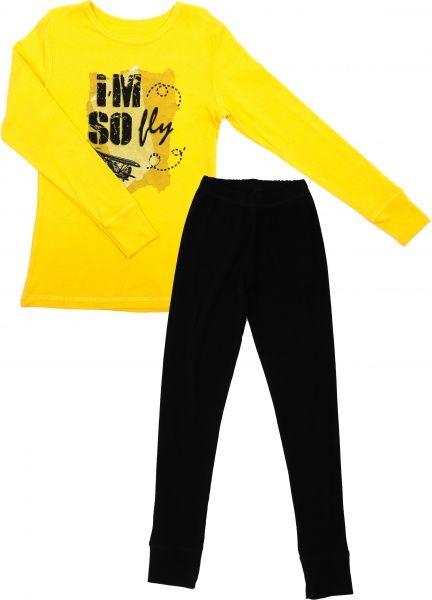 Пижама детская Фламинго р.140 желтый 263-1005 