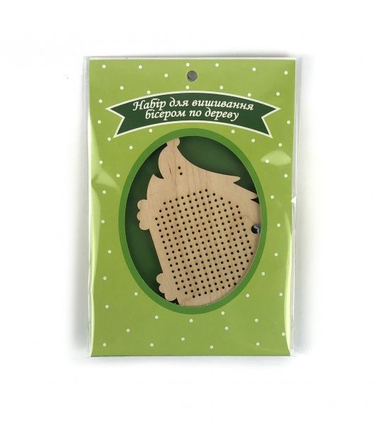Набор для творчества Вышивание бисером по дереву Ежик Аплі-Краплі 