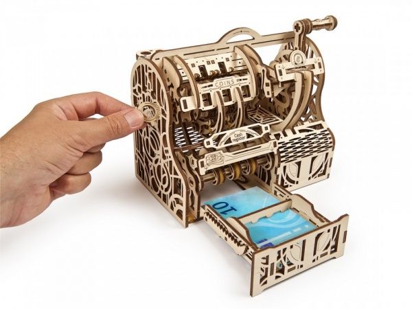 Деревянный 3D-конструктор UGEARS Кассовый аппарат
