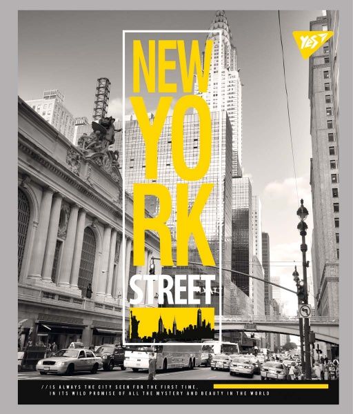 Тетрадь школьная А5/96 в клетку Fashion cities 765305 YES