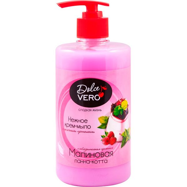 Крем-мило Dolce Vero Малинова панна котта 500 мл
