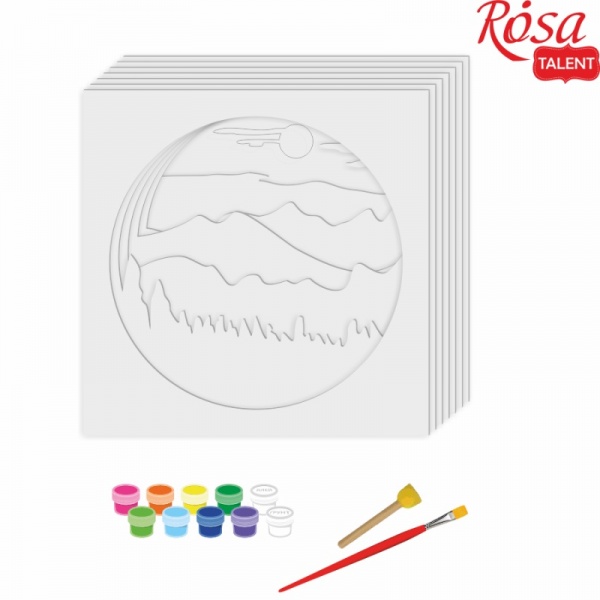 Набор для рисования картина 3D Пейзаж. Горы 2 (N0003509) 30х30 см Rosa Talent 