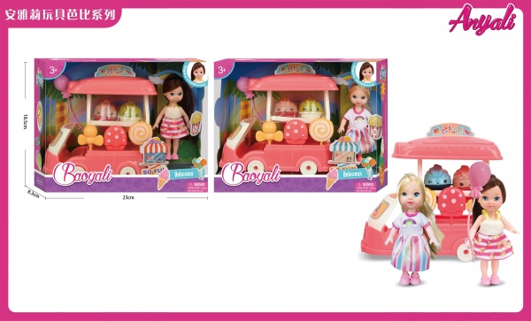 Ігровий набір Baoyali Візок морозива Келлі в асортименті MX0402382