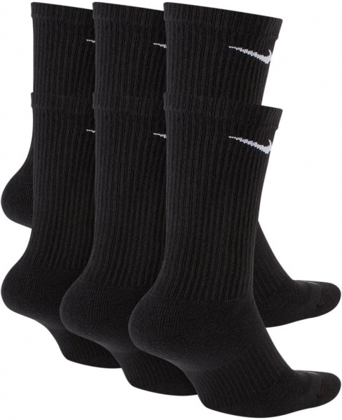Шкарпетки Nike NIKE EVERYDAY PLUS CUSHIONED SX6897-010 р.34-38 чорний
