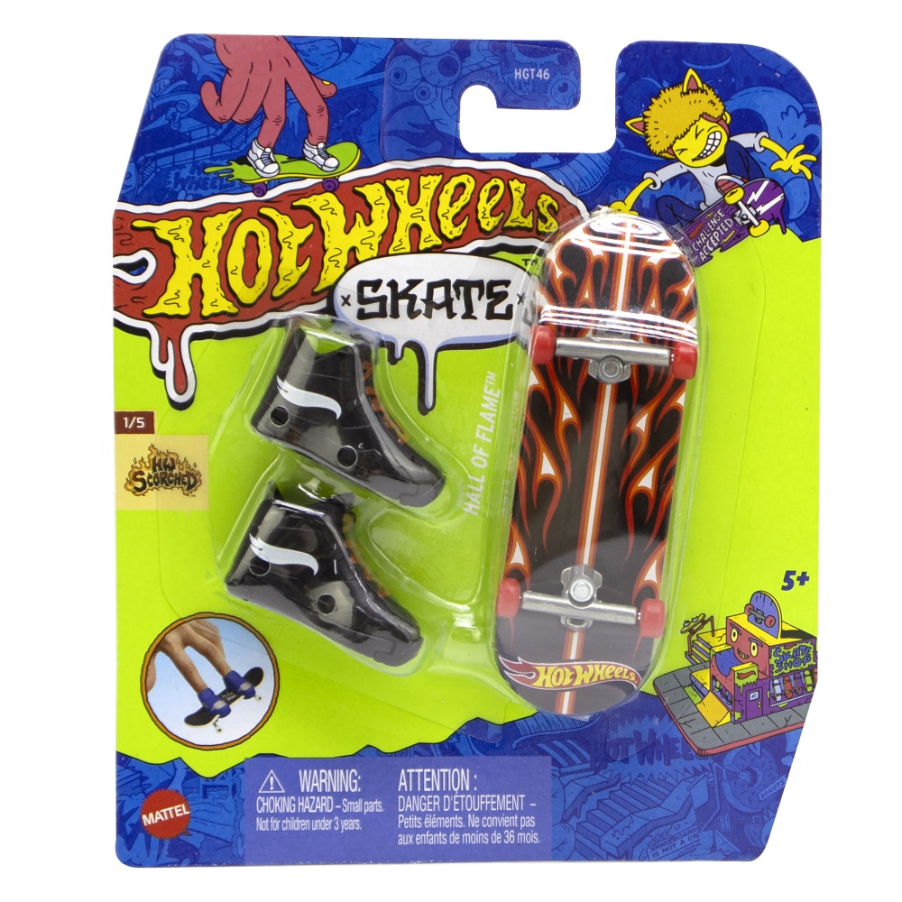 Игровой набор Hot Wheels Скейт и обувь для пальчиков (в асс.) HGT46