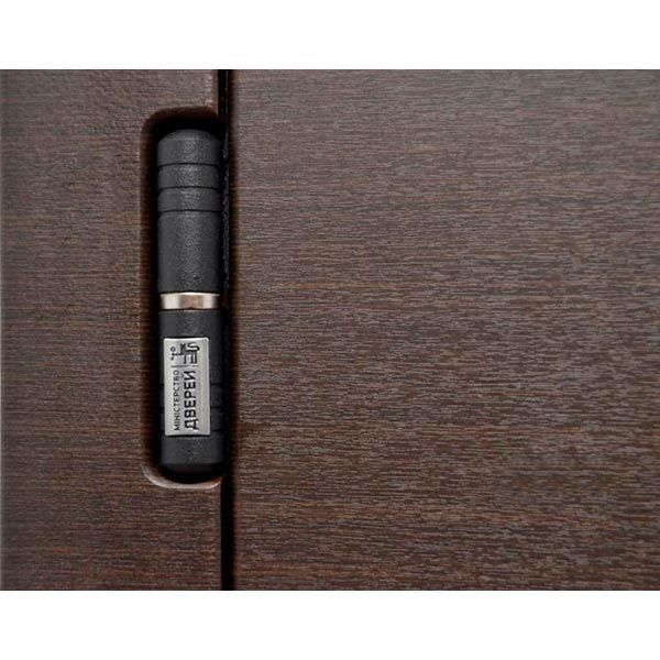 Дверь входная Министерство дверей ПК 180/161 венге горизонт темный / царга шале 2050x960мм левая