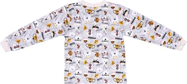 Піжама для дівчаток Татошка 102202 р.116 сірий 