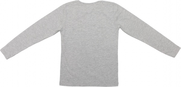 Реглан для девочки Luna Kids Dabbing Unicorn р.152 серый меланж 