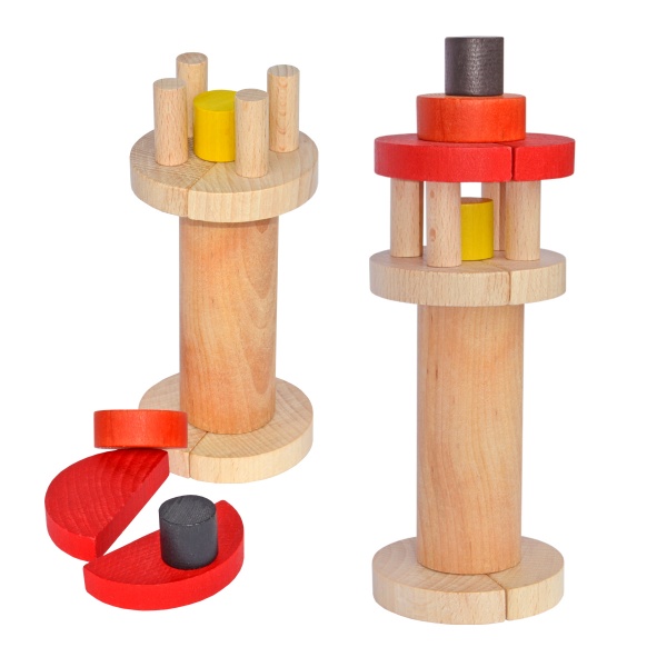 Игра деревянная Igroteco Конструктор Маяк-балансир 900491