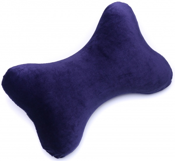 Подушка ортопедична кістка 30х19х9 см синій Luna