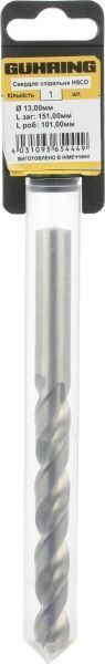 Свердло по металу Guhring HSCO 101x151 мм GU 500 13 мм 322042028