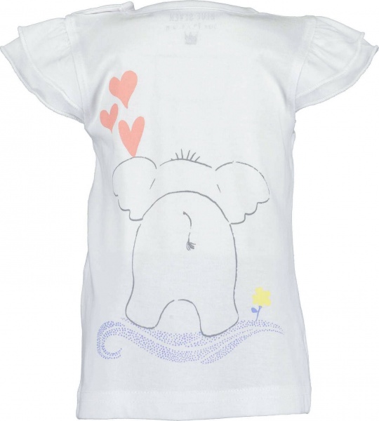 Футболка для девочек Blue Seven р.86 белый 901111 X_001_р.86 