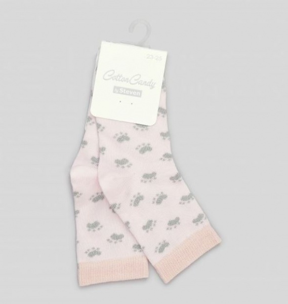 Шкарпетки дитячі для дівчаток Steven 138263 р. 23-25 рожевий 