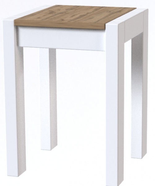 Табурет дерев’яний ViANT Крос Дерево (к-кт 2 шт) дуб тахо / венге темний 